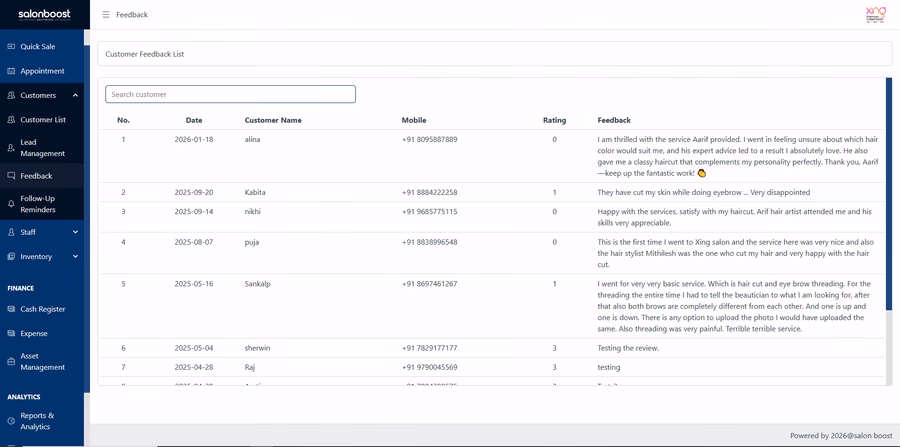Smart Google review management system protecting salon rating